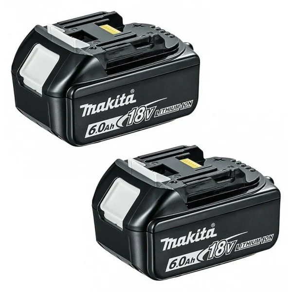 à prix promos MAKITA MACHINES 2 Batteries MAKITA BL1860B 18V 6,0 Ah 1