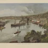 soldes Antiquarian Print Shop Australia, Brisbane From Bowen Terrace, Reproduction, C1886 7