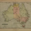 Antiquarian Print Shop Map, Australia, The Edinburgh Geographical Institute, John Bartholomew And Sons Ltd, W & R Chambers, marques de renommée 5