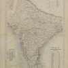 Livraison gratuite Antiquarian Print Shop Map, Tallis John, British India, C1851, Dates, Localities And Events Of Massacres And Mutiny 5