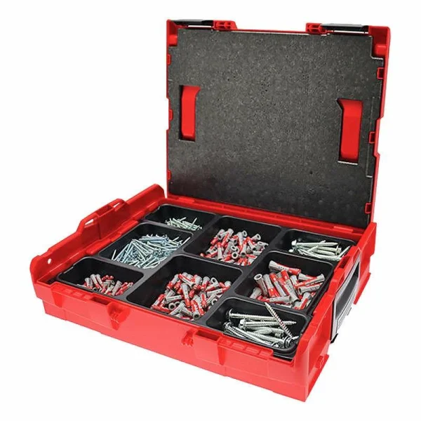 achetez pas cher Caisse à Outils L-Boxx Avec Un Assortiment De Duopower Et Vis FISCHER 512669 1