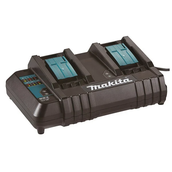 MAKITA MACHINES Chargeur MAKITA DC18SH Pour 2 Batteries à prix d'occasion 1