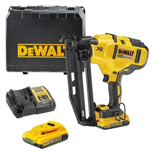 luxe soldes DEWALT MACHINES Cloueur De Finition Sans Fil DEWALT DCN660D2 16Ga 18 V XR Li-ion 2.0 Ah Moteur Sans Charbon 1