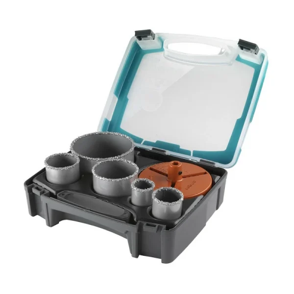 vente en ligne Coffret Maçonnerie 5 Trépans WOLFCRAFT CT Ø33, 43, 53, 68, 103 Mm 1