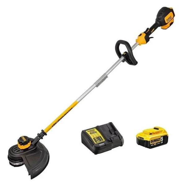 magasin paris DEWALT MACHINES Coupe-bordures 33cm XR 18V DEWALT DCM561P1 Brushless Li-ion (1 X 5 Ah) + Chargeur 1