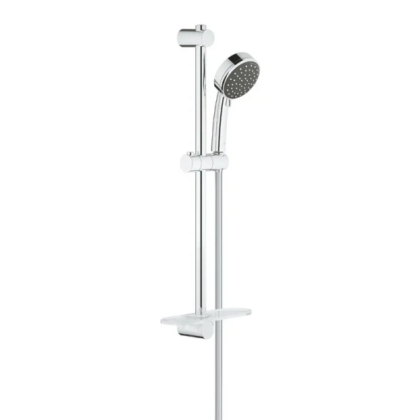 Ensemble VITALIO COMFORT 100 GROHE 26398000 Douchette 2 Jets + Barre 60 Cm + Flexible 175 Cm – Chrome en vente 1