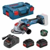 BOSCH MACHINES Meuleuse Angulaire Sans-fil BITURBO BOSCH GWS 18V-15 SC Professional En L-Boxx (2×5,5Ah) shopping pas cher 5