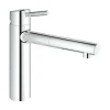 Mitigeur évier CONCETTO GROHE 31129001 – Bec Droit – Douchette Extractible – Chrome Pas Cher Magasin Soldes 5