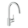 des prix incroyables Mitigeur évier FEEL GROHE 30185002 Bec Col De Cygne Pivotant – Chrome 5