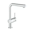 Mitigeur évier MINTA 360° GROHE 32168000 – Bec Haut Avec Mousseur Extractible – Chromé soldes 7