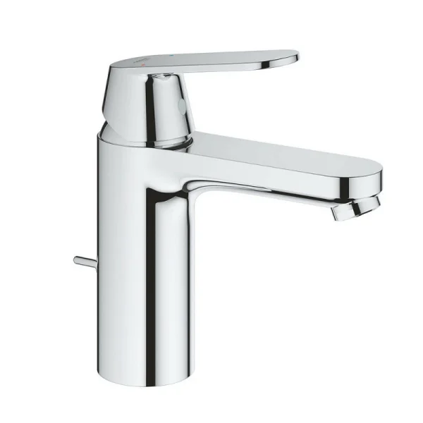 grande marque pas cher Mitigeur Lavabo EUROSMART GROHE 23325000 – Taille M – Bec Droit – Avec Vidage – Chrome 1