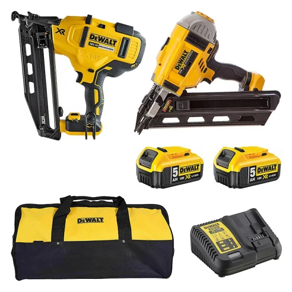 a Prix Discount DEWALT MACHINES Pack 2 Cloueurs DEWALT DCK2046P2 (2 X 5,0 Ah) 1