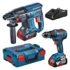 BOSCH MACHINES Pack 2 Outils BOSCH Professional 0615990M0R (GSR 18V-55 + GBH 18V-21) 18V (2 X 4Ah) magasin en ligne 5