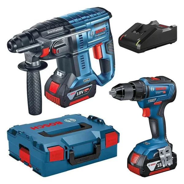 BOSCH MACHINES Pack 2 Outils BOSCH Professional 0615990M0R (GSR 18V-55 + GBH 18V-21) 18V (2 X 4Ah) magasin en ligne 1