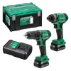 excellente qualité HITACHI – HIKOKI Pack 2 Outils HIKOKI KC12DJ 12V ( 2 X 2.5 Ah ) 7