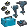 a Prix Discount MAKITA MACHINES Pack 2 Outils MAKITA DLX2127TJ1 (DDF482 + DTD152) 18 V Li-Ion (3 X 5 Ah) 7