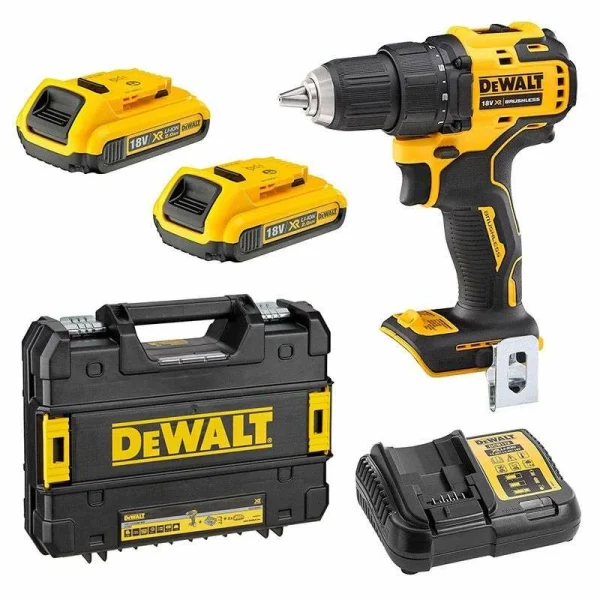 Neuve avec étiquette DEWALT MACHINES Perceuse Visseuse Brushless DEWALT DCD708D2T 18V XR Li-Ion (2x2Ah) 1