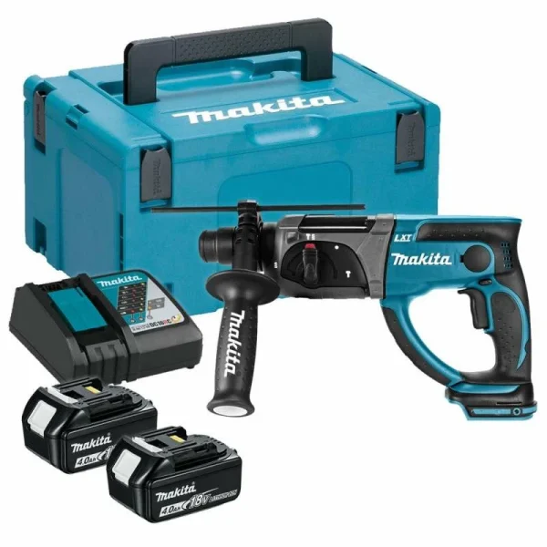 MAKITA MACHINES Perfo-burineur MAKITA DHR202RMJ SDS-Plus 18V Li-Ion (2x4Ah) Ø 20 Mm magasin 1