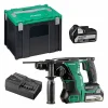 HITACHI – HIKOKI Perforateur Burineur HIKOKI DH18DBL SDS-Plus 26 Mm – 18 V Li-ion (2 X 5,0 Ah) + HitCase meilleure qualité 7