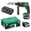 prix abordable HITACHI – HIKOKI Perforateur SDS Plus 18mm Brushless 18V HIKOKI DH18DPBWPZ 2 X 5,0Ah En Coffret 5