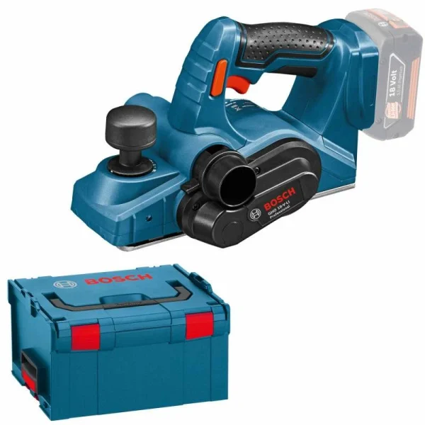 BOSCH MACHINES Rabot Sans-fil BOSCH GHO 18 V-LI Professional + L-Boxx (machine Nue) à prix d'occasion 1