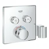 Thermostatique Encastré GROTHERM SMARTCONTROL GROHE 29125000 2 Sorties – Chrome De super promotions disponibles 7